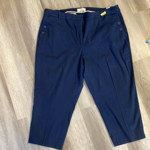 Talbots cropped pants